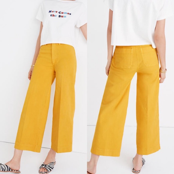madewell gold pants
